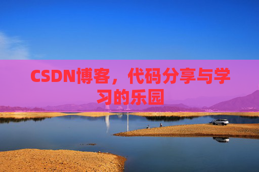 CSDN博客,代码分享与学习的乐园